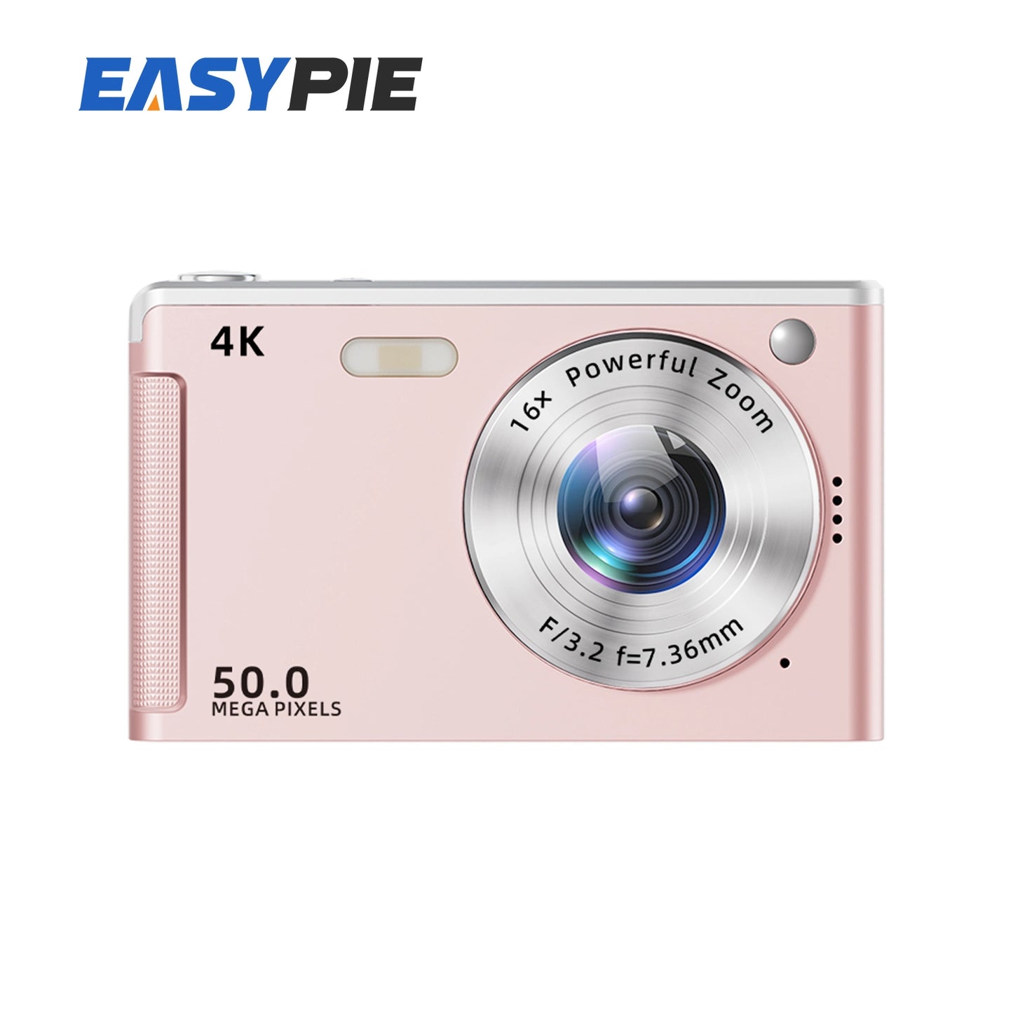 4K 50MP Digital Camera with Auto Focus and Fill Light for Portrait Landscape Photography Compact Lightweight Camera for Travel Outdoor