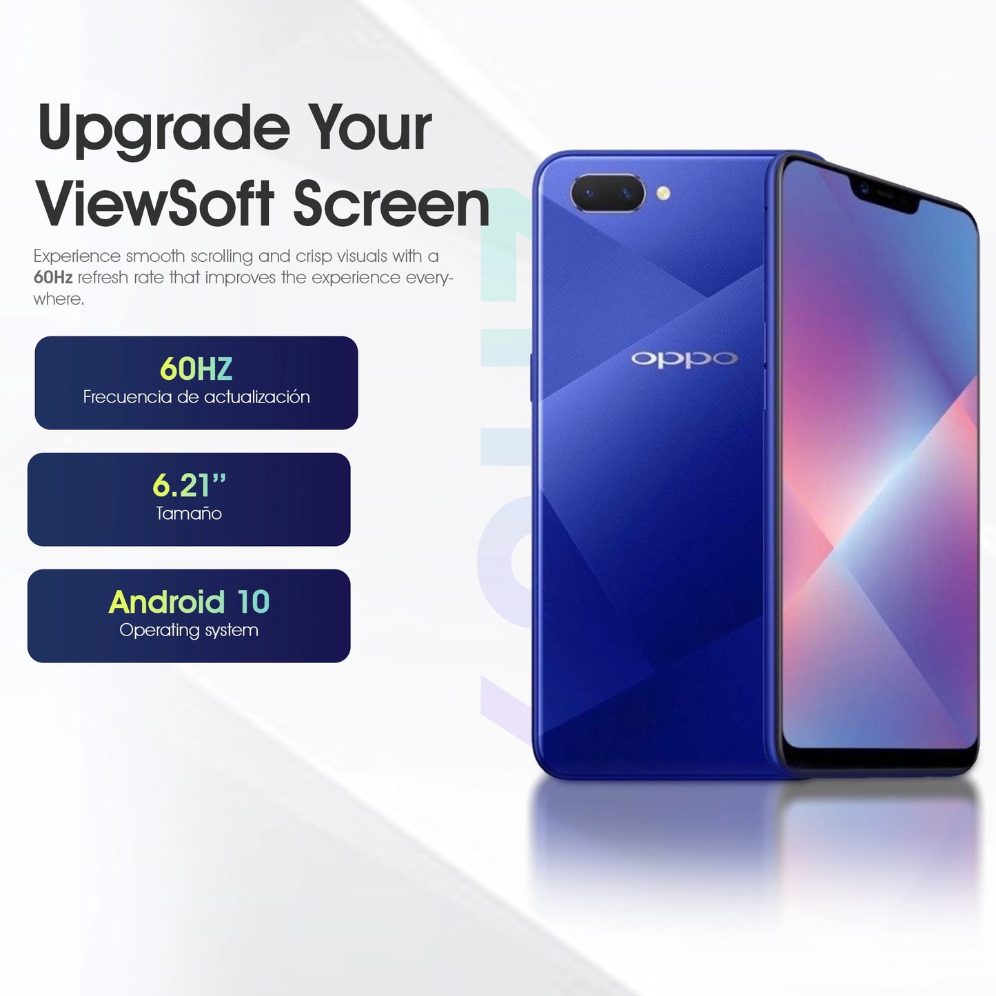 Oppo A3S Blue, Jumia Express! 4GB RAM+64GB ROM, Dual SIM, 6.5" HD display, 4230mAh battery.-COD