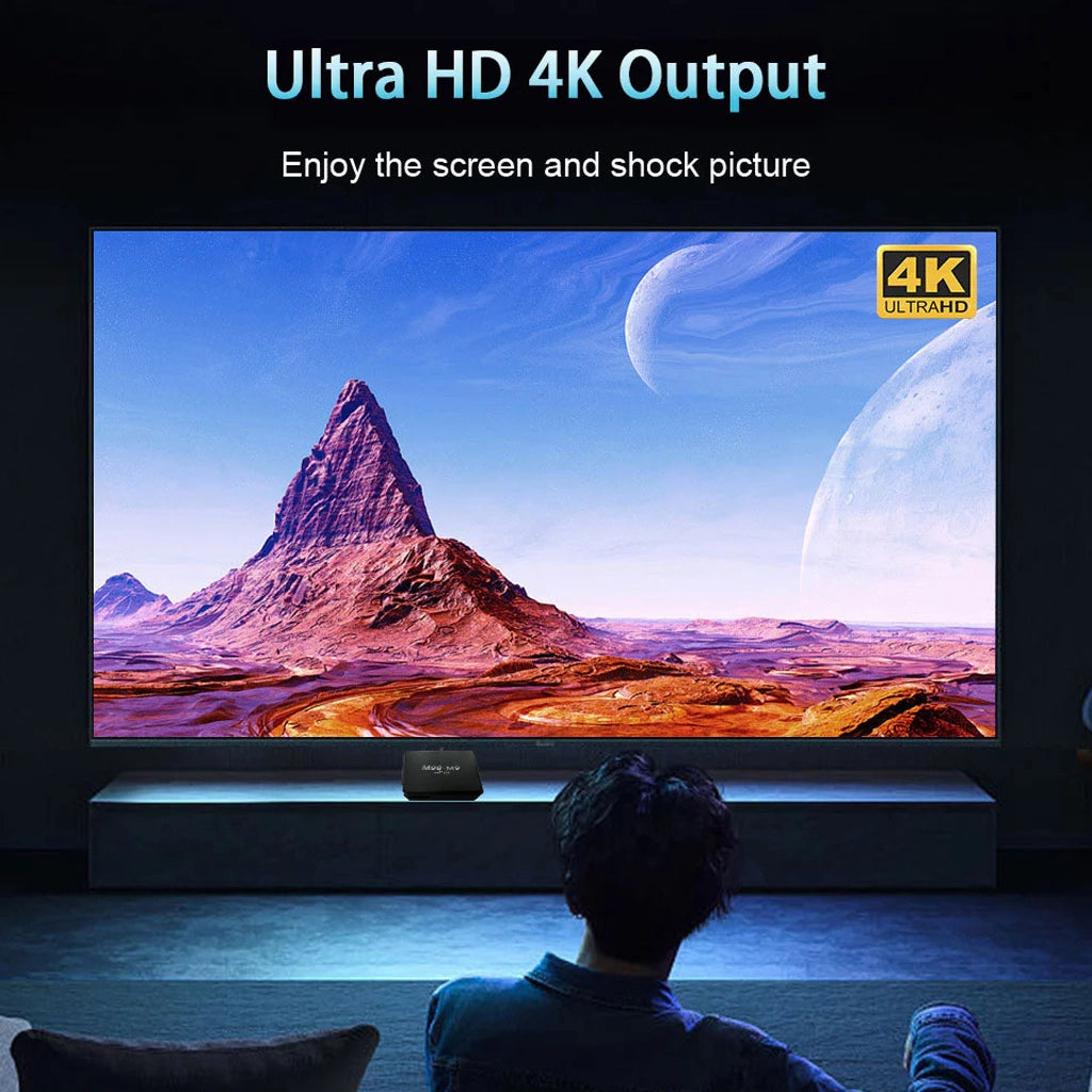 M98-M9 Android 12 TV Box - 8 + 128GB 4K 5G Home Video -COD