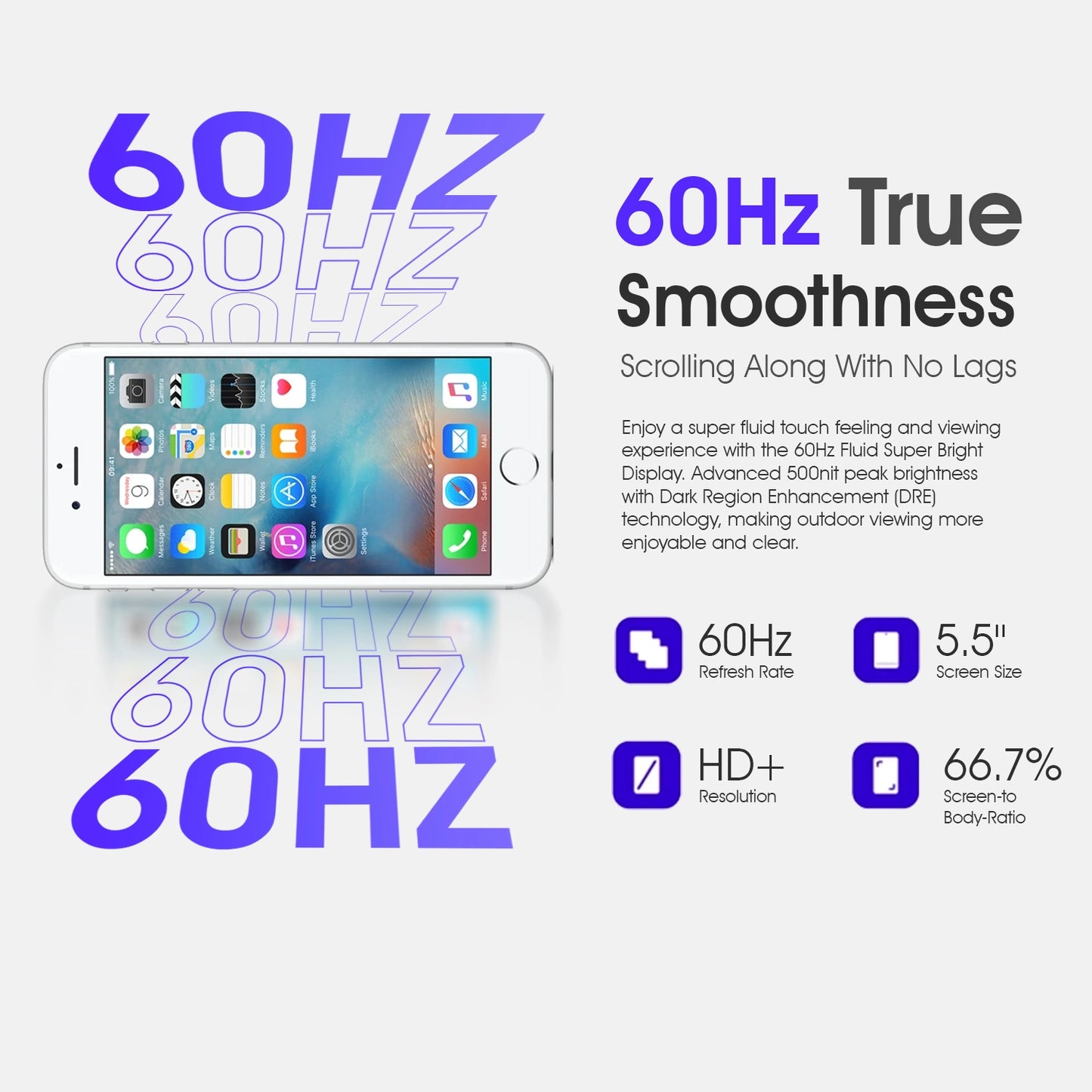 iPhone 6s Plus 64GB Silver – Jumia Express, iOS System, 2750mAh Battery, 3D Touch, Full HD Display - COD