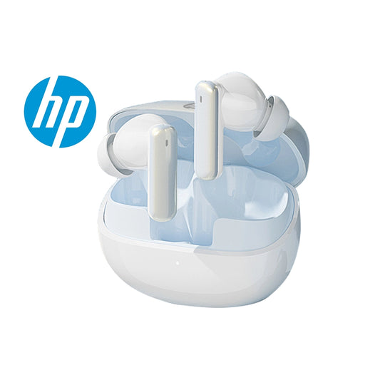 HP H23C Bluetooth True Wireless In-Ear Headphones for Xiaomi Phones (Long-Lasting Battery Life, Workplace, Music, and Sports) (Jinghu White)