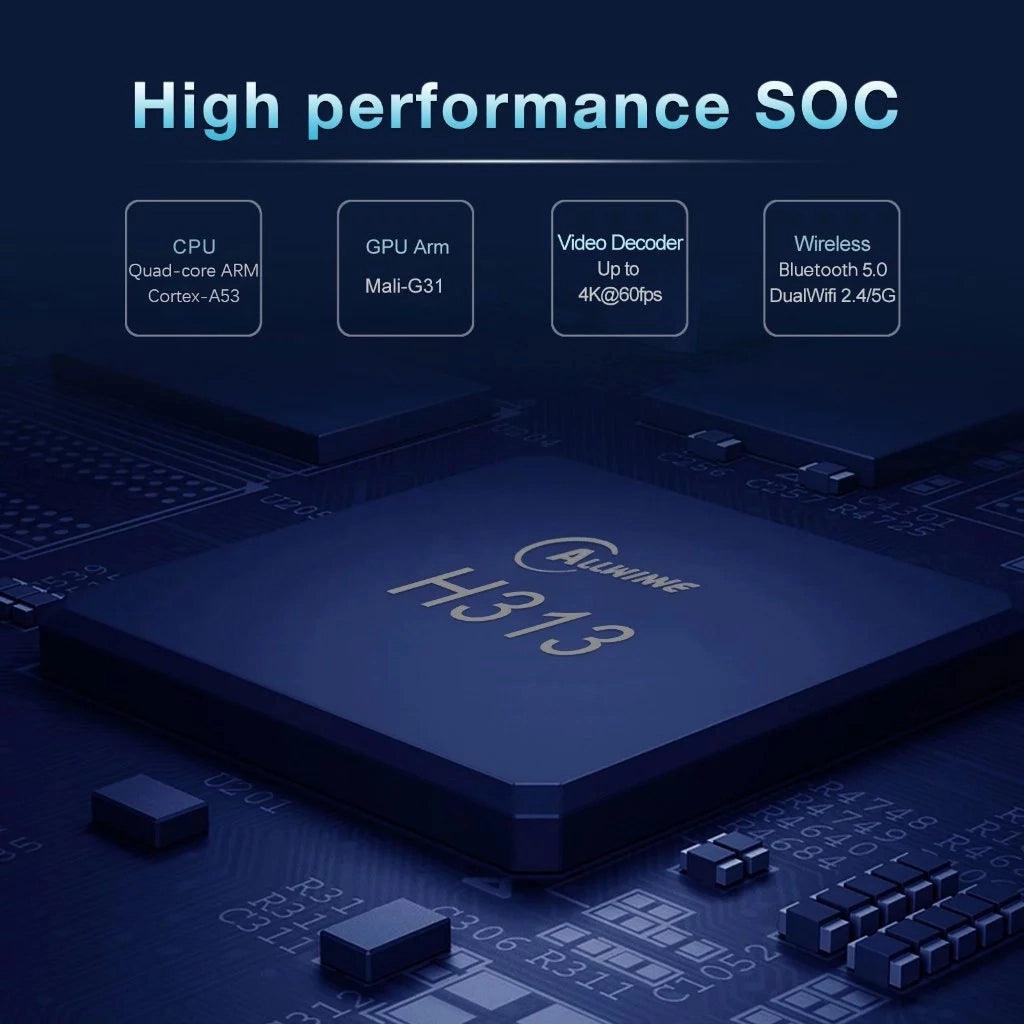 M98-M9 Android 12 TV Box - 8 + 128GB 4K 5G Home Video -COD