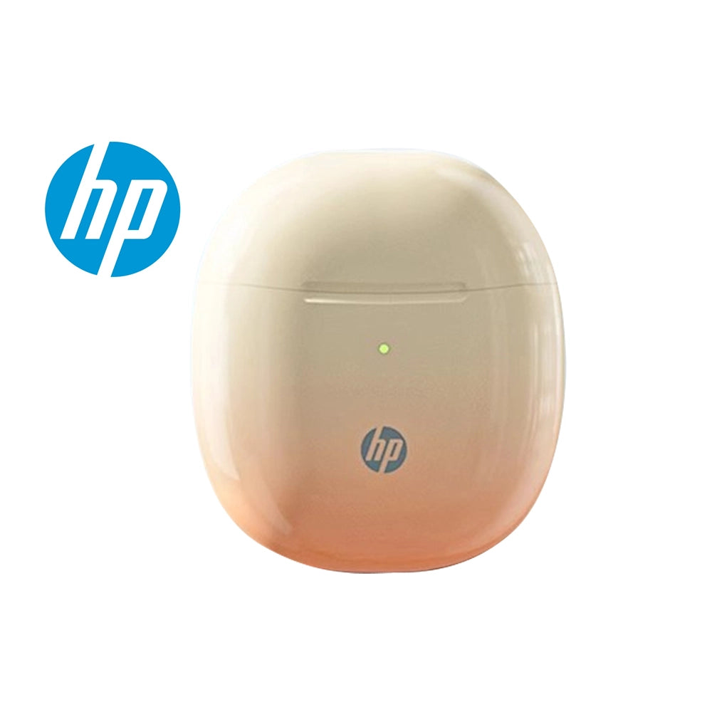 HP H10H Bluetooth Headset Wireless High-end Semi-in-ear Sports Headphones Compatible with Android and iOS 2025 New Colorful Orange