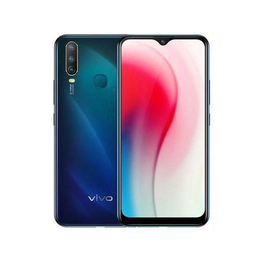 Vivo Y17 Smartphone Blue , Jumia Express! 6.2" Display, Dual SIM, Black Mobile Phone-COD