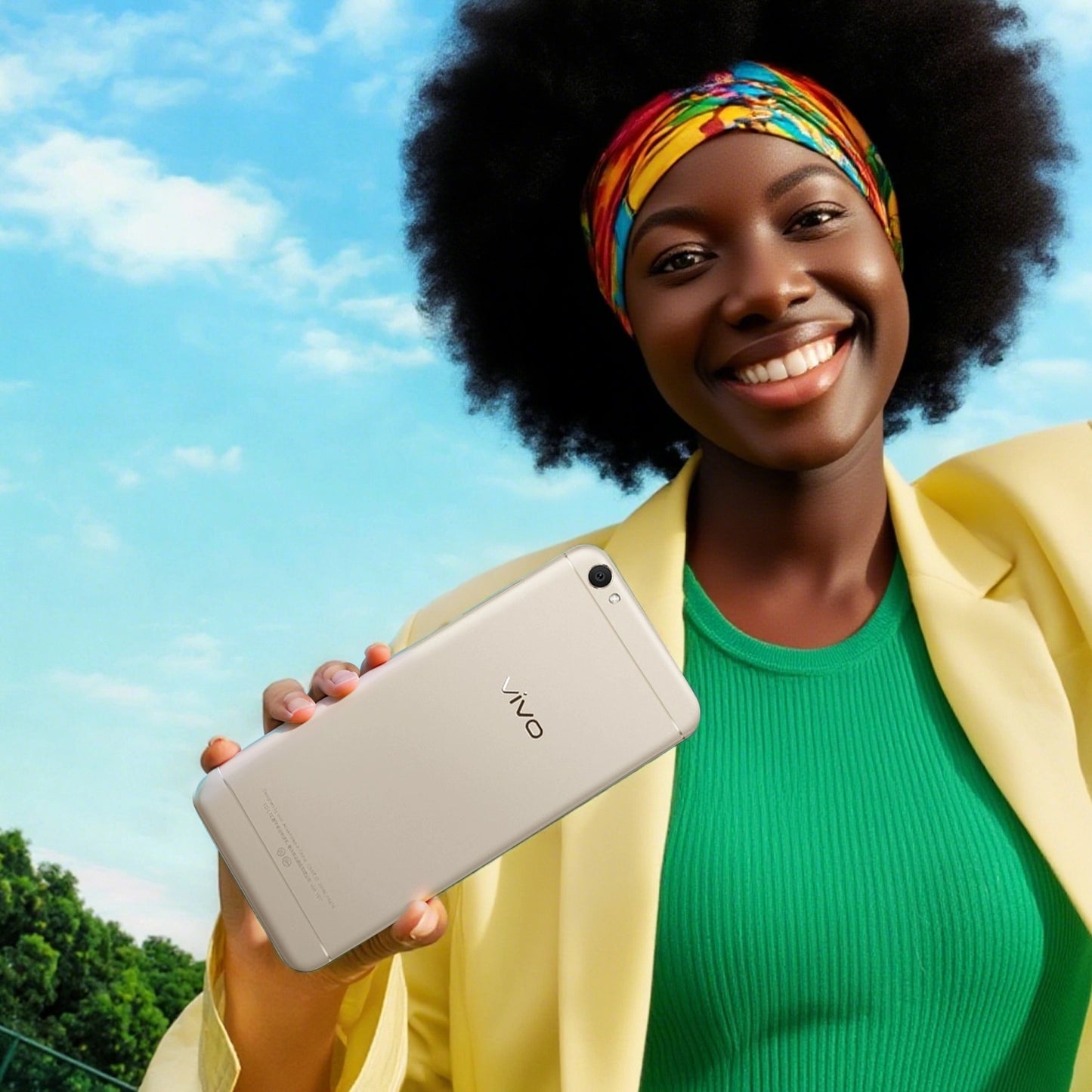 Vivo Y67 Smartphone Gold , Jumia Express! 6GB RAM 128GB ROM, Dual SIM, 16MP Selfie Camera-COD