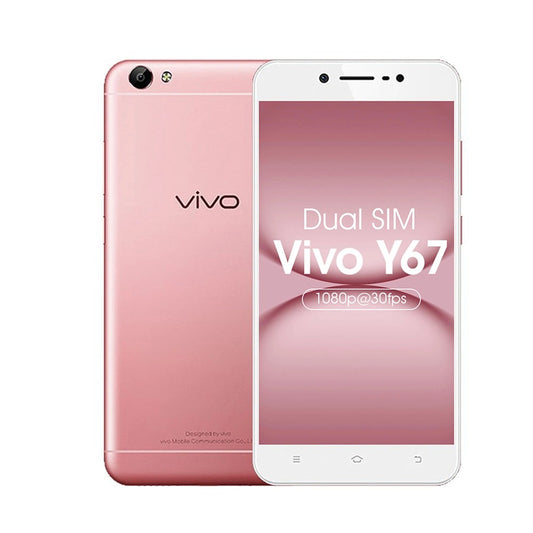 Vivo Y67 Smartphone Pink Gold Jumia Express! 6GB RAM 128GB ROM, 5.5" IPS Display, Dual SIM, 16MP Selfie Camera, Fingerprint, Long Battery Life-COD
